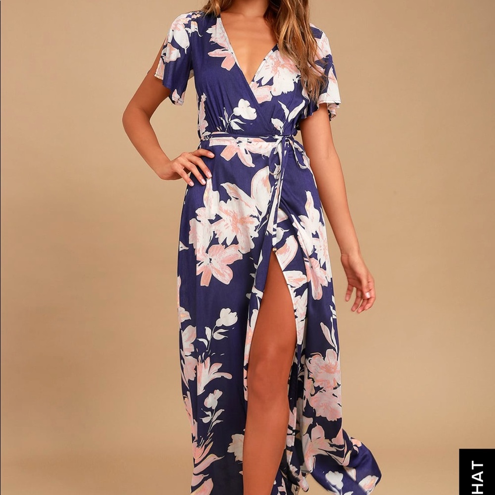 Floral maxi dress brand new without tags!